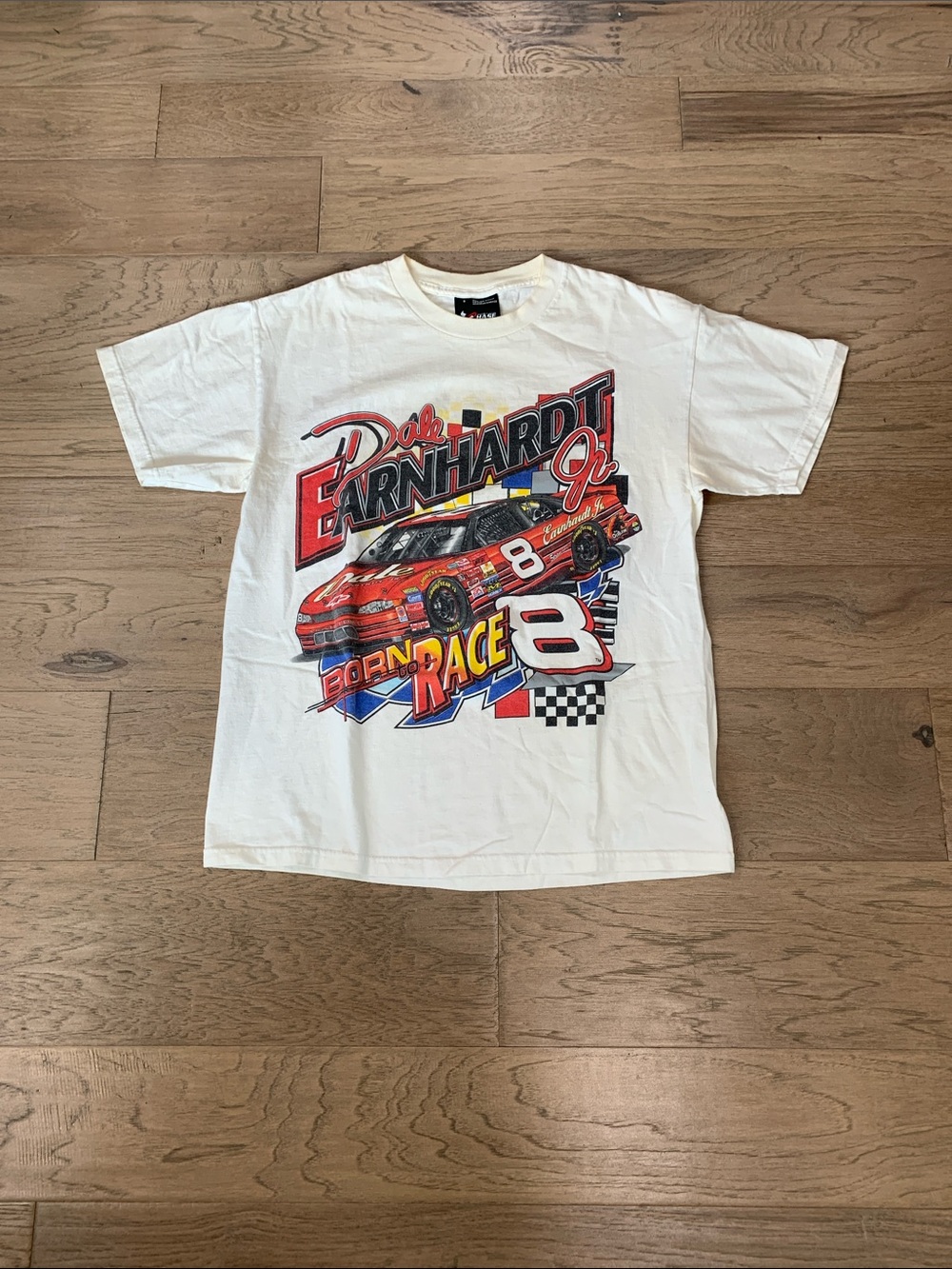 Vintage Small Chase Authentics Dale Earnhardt Jr. "Born to Race" NASCAR Tee